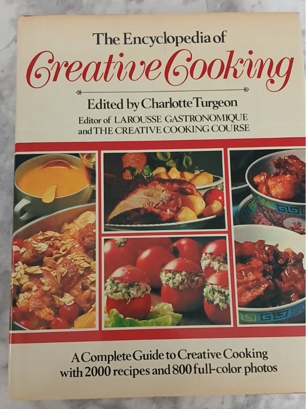 The Encyclopedia of Creative Cooking Hardcover Cookbook 2000 Recipes & 800 Photo